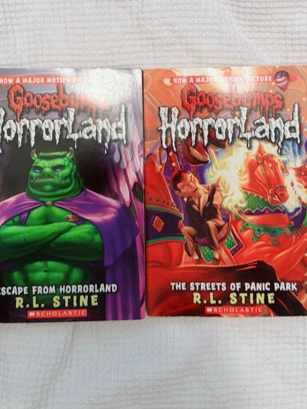 Lot Of 2 Goosebumps HorrorLand Books R L Stine, 2009